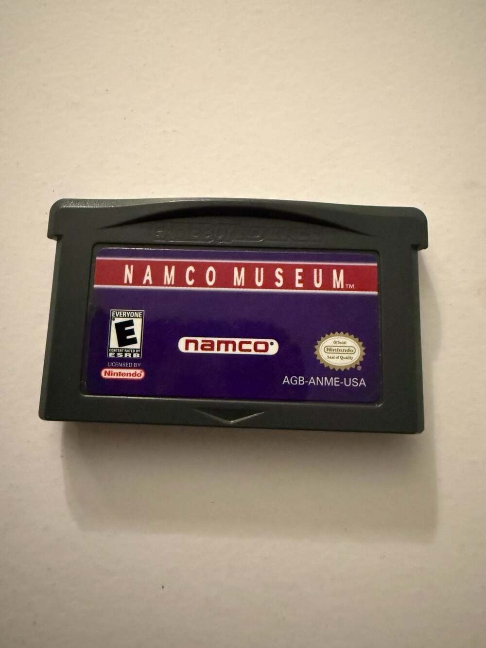 Nintendo Namco Museum Game Boy Advance Cartridge
